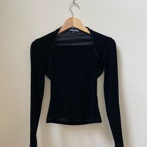Black Velvet top